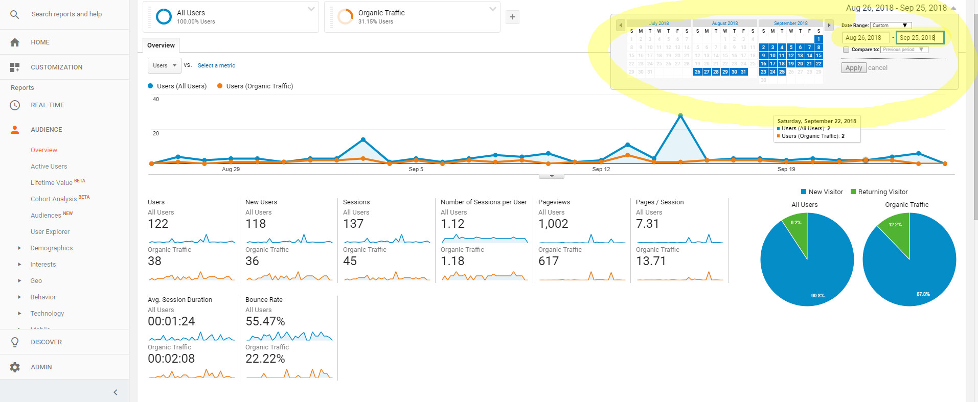 ruch organiczny-google-analytics